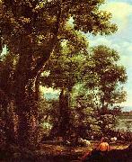 Claude Lorrain Landschaft mit Ziegenhirt oil painting on canvas